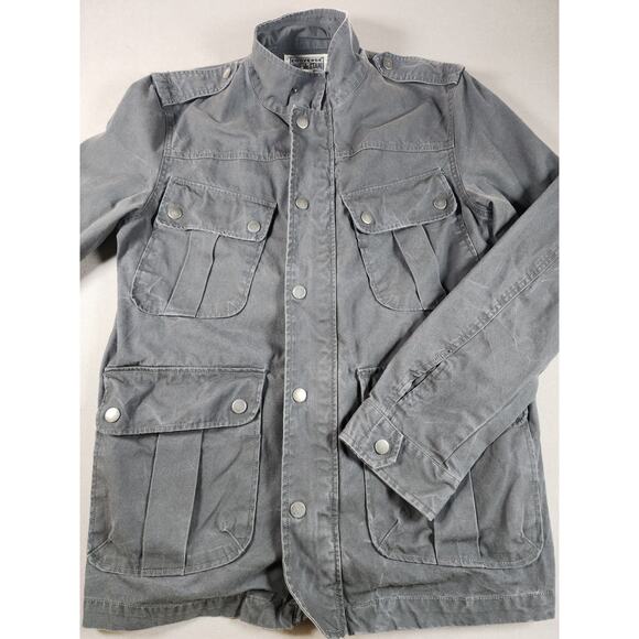 Converse Mens Chore Coat Medium Gray Barn Utility Gorpcore 4 pocket Military - Picture 1 of 10